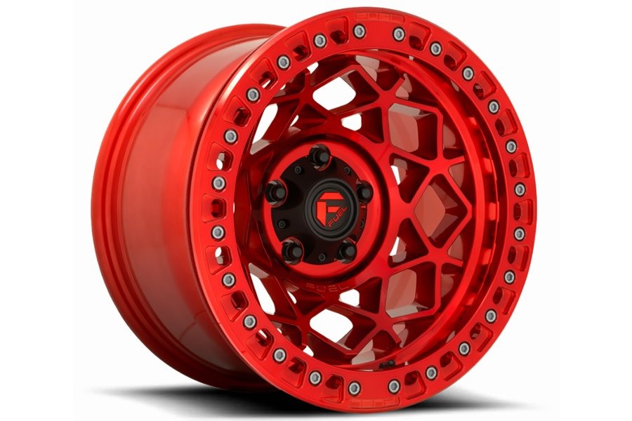 Fuel Offroad D121 Unit Series Wheel, Candy Red - 17x9 5x5 - JT/JL/JK