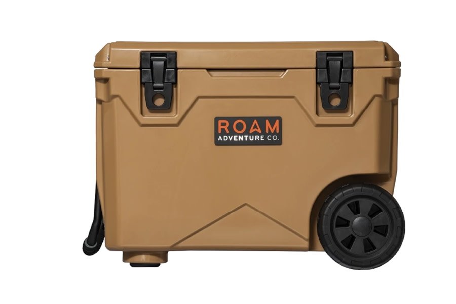 Roam Rolling Rugged Cooler, 50qt - Desert Tan