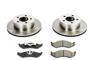 Power Stop Autospecialty OE Replacement Brake Kit, Front  - TJ/YJ 1990-99