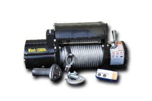 DV8 Offroad Winch w/ Steel Cable and Wireless Remote 12,000lbs
