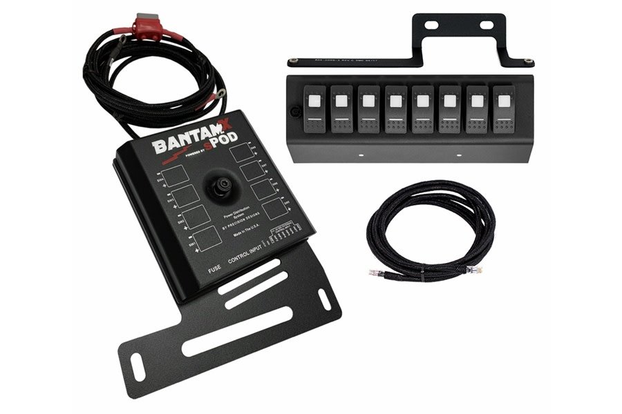 SPod BantamX w/LED Switch Panel, Red - 09+ JK