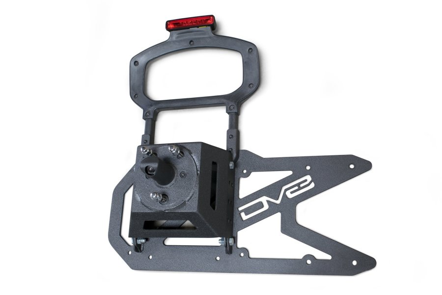 DV8 Offroad Tailgate Mounted Tire Carrier - JL