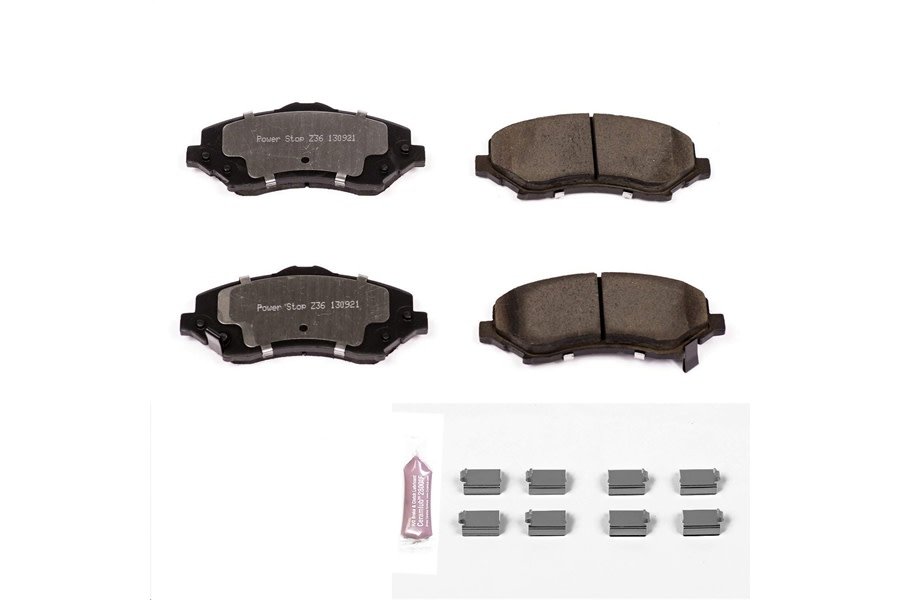 Power Stop Z36 Extreme Truck and Tow Carbon-Ceramic Brake Pads, Front  - JK