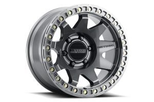 Method Race Wheels 108 Series Beadlock Wheel 17x9 8x6.5 Gloss Titanium
