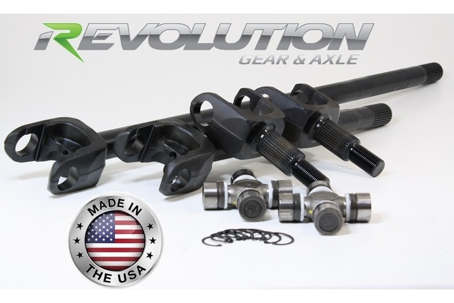 Revolution Gear D30 27-Spline Front Axle Kit - TJ/LJ Non-Rubicon