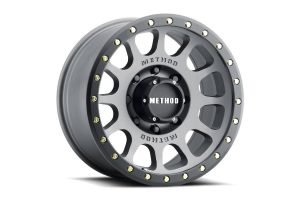Method Race Wheels 305 NV Series Wheel 17x8.5 8x6.5 Titanium Matte Black Lip