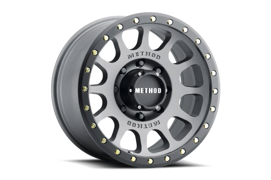 Method Race Wheels 305 NV Series 17x8.5 8x6.5 130.81mm Centerbore, Titanium - Matte Black Lip