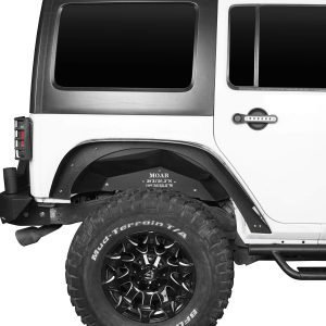 ® Rear MOAB Inner Fender Liners Black Steel(07-18 Jeep Wrangler JK)