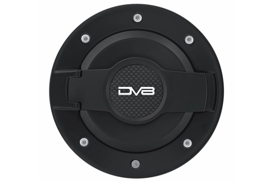 DV8 Offroad Fuel Door Assembly - Black - JK