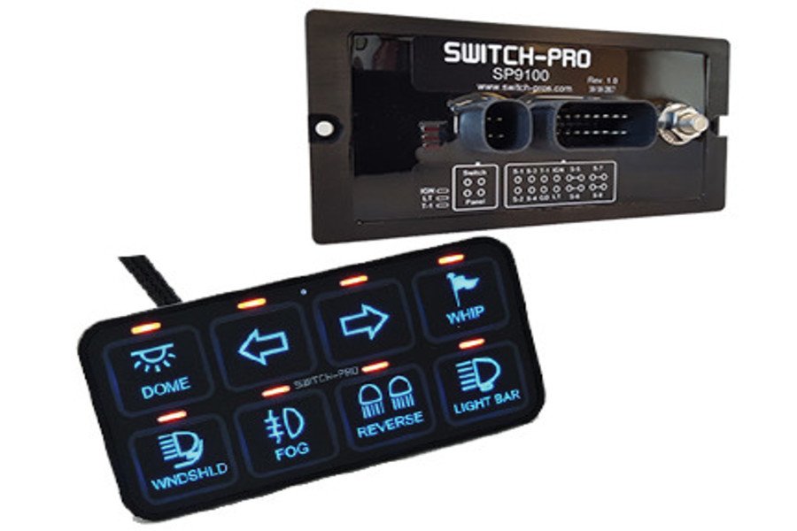 Switch Pros Bezel Style 8-Switch Panel Power System