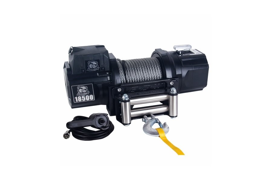Bulldog Winch 18500lb HD Winch with 85ft Wire Rope