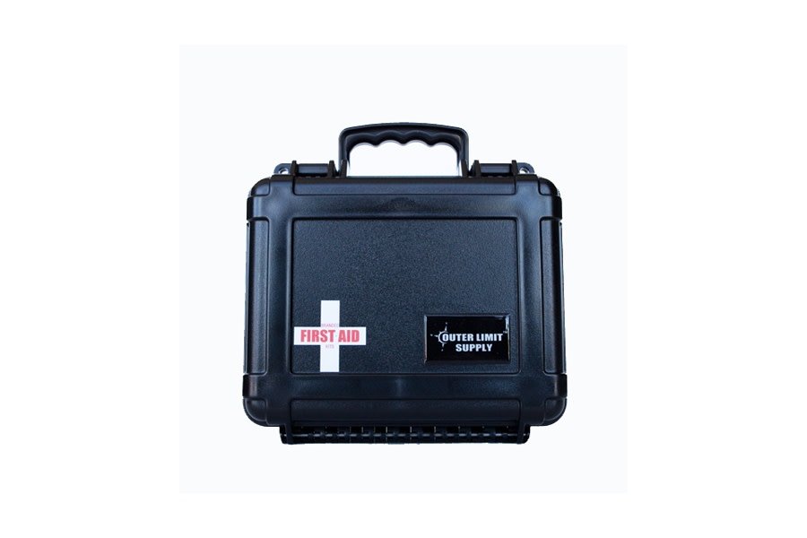 Outer Limit Supply Waterproof Individual First Aid Kit - Black