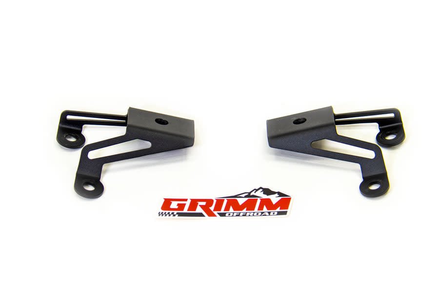 Grimm Offroad Steel Bumper Side Light Mounts - JT/JL