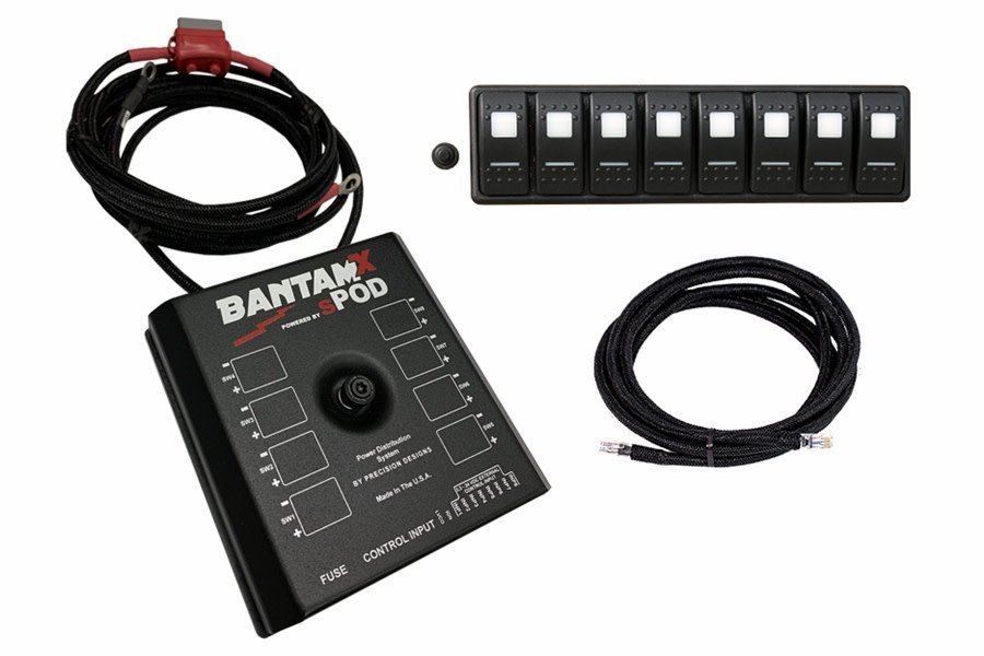 SPod BantamX Modular w/84in Battery Cables, Blue