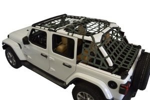Dirty Dog 4x4 5pc Cargo Side Netting Kit, Olive Drab Green - JL 4Dr
