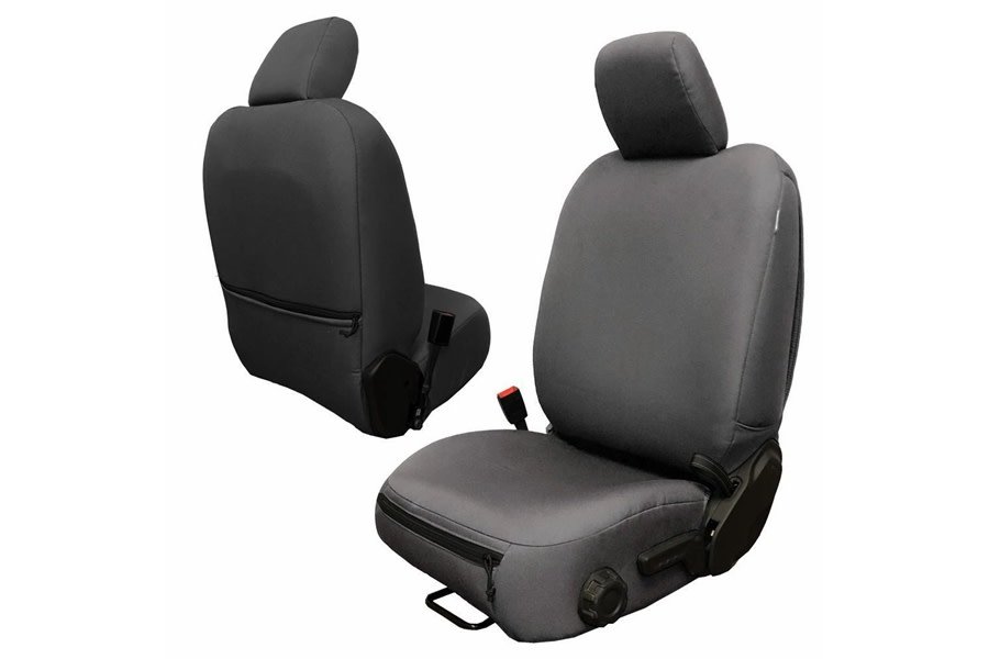 Bartact Baseline Performance Front Seat Covers - Graphite, No Headrest Cover - JT