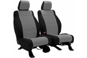 CoverKing Neoprene Front Seat Cover - Gray/Black, SRS-Compliant - JK 4dr 07-10