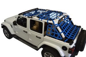 Dirty Dog 4x4 5pc Cargo Side Netting Kit, Blue - JL 4Dr