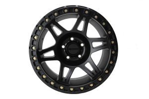 Method Race Wheels 106 Series Beadlock Wheel 17X9 5X5 44mm Offset Matte Black - JT/JL/JK
