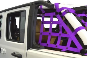 Dirty Dog 4x4 2pc Cargo side only Netting Kit, Purple - JL 4Dr