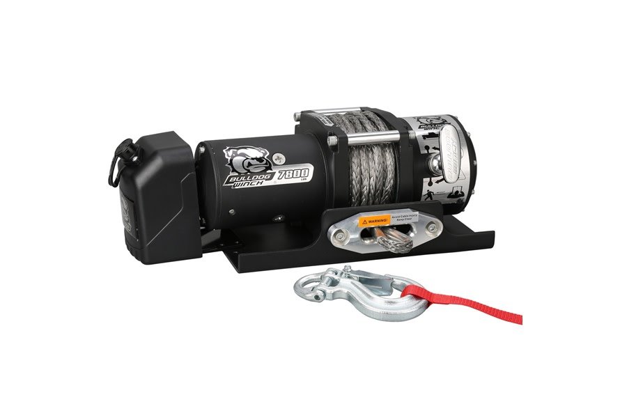 Bulldog Winch 7,800lb Trailer Winch w/ 50ft Synthetic Rope