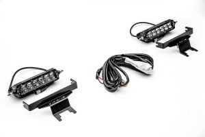 ZROADZ Rear Window Mounting Bracket Kit w/two 6in LED Lights and Wire Harness  - JL