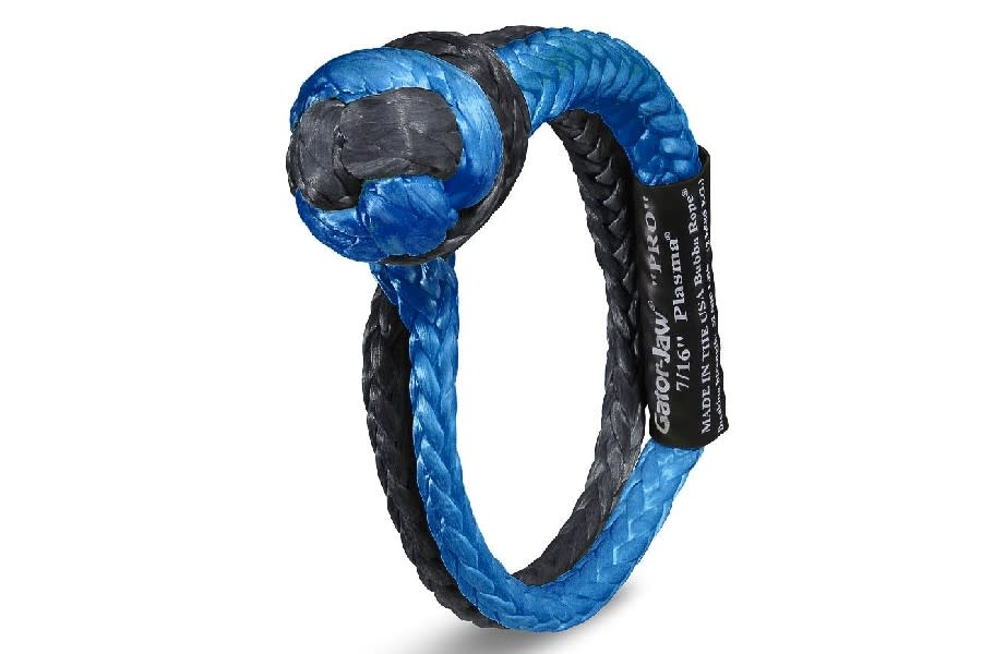 Bubba Rope 7/16in Gator-Jaw PRO Synthetic Shackle - Black And Blue