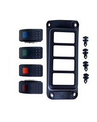 07-18 Jeep JK A-Pillar Switch Pod w/ 4 Switches
