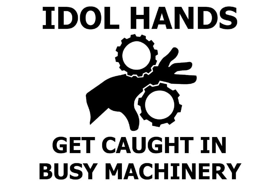Decal Mob Idol Hands Sticker