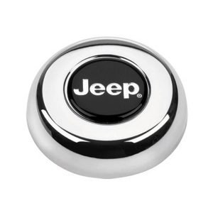 Chrome Horn Button-Jeep