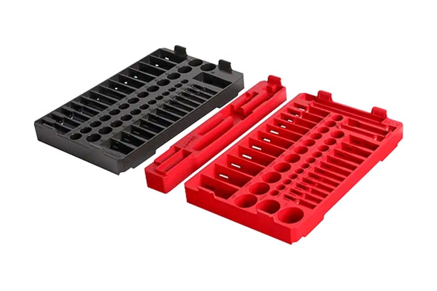 Milwaukee Tool 106pc. 1/4in and 3/8in Drive Ratchet and Socket Trays- SAE & Metric