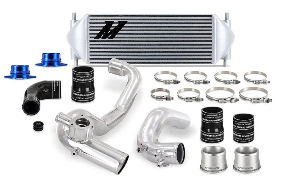 Mishimoto Performance Intercooler Kit, Silver Core, Silver Pipes
