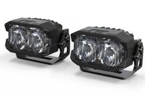Morimoto 2Banger LED Pods, NCS Wide Beam, Pair, White