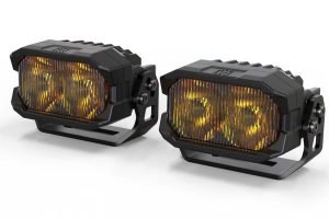 Morimoto 2Banger Off-Road LED Pods, HXB Wide Beam Optics, Yellow