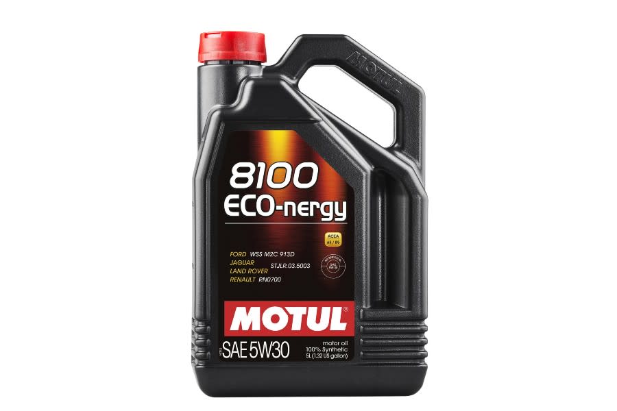 Motul 8100 ECO-NERGY 5W/30, 100% Synthetic Engine Oil,1.3 gal.