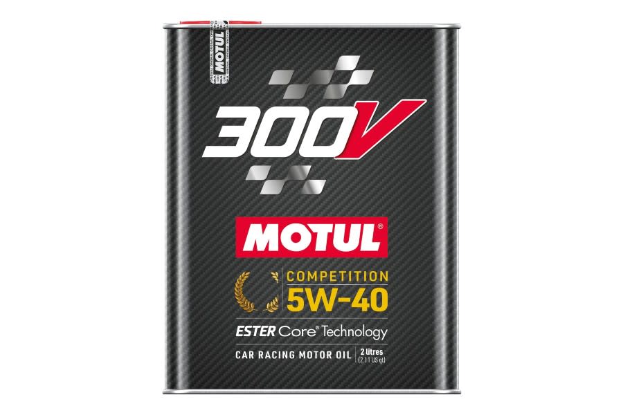 Motul 300V 5W/40 Synthetic Motor Oil, High Performance 4-Stroke Ester Core,  2 L