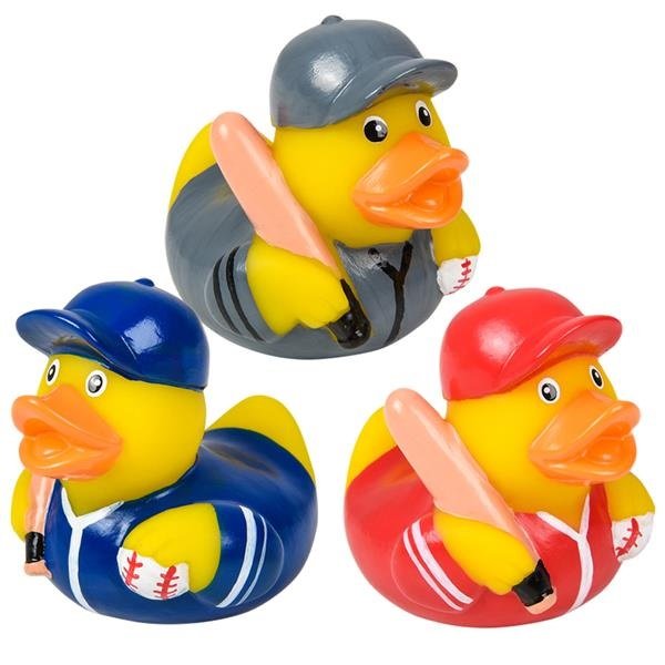 Baseball Rubber Ducks for Jeep Ducking | Pack of 12, Standard 2” Ducks