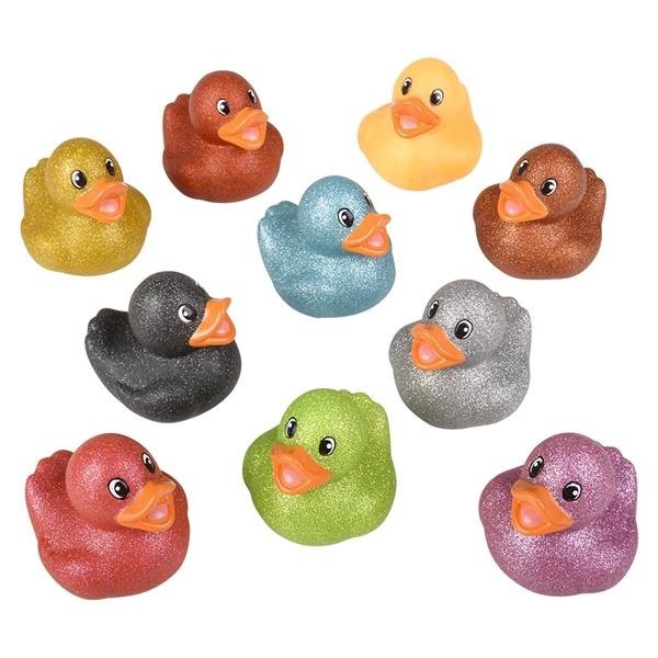 Bulk Glitter Rubber Ducks for Jeep Ducking | Pack of 100, Standard 2” Ducks