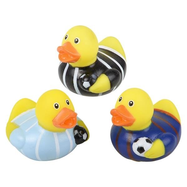 Soccer Rubber Ducks for Jeep Ducking | Pack of 12, Standard 2” Ducks