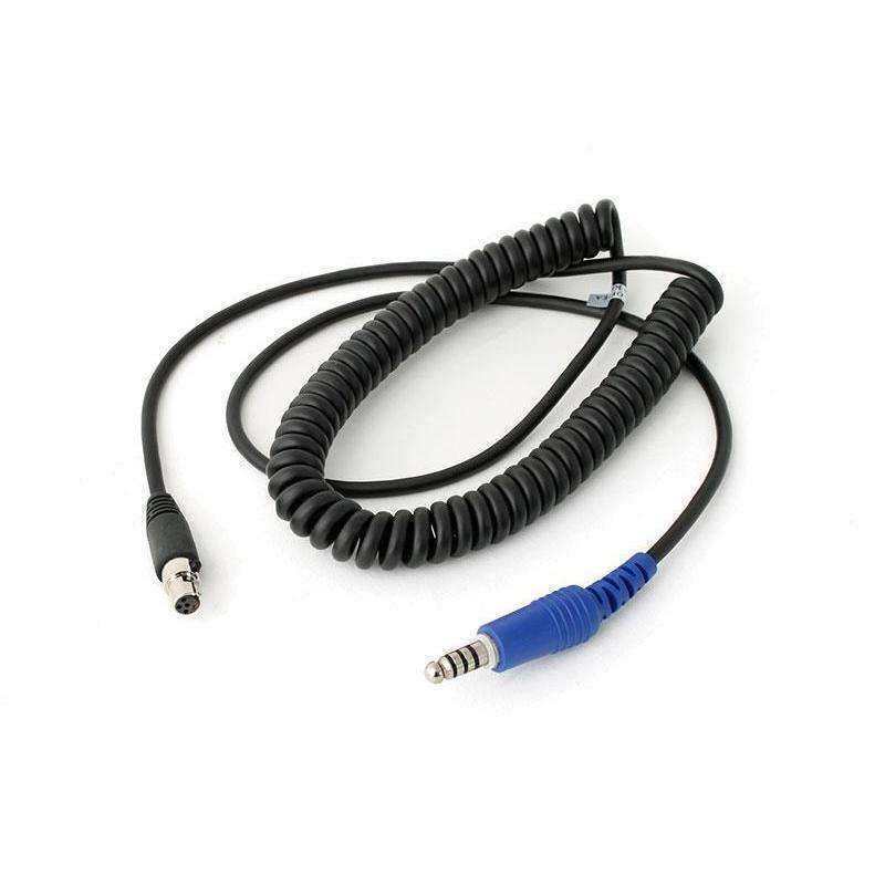 Cord Coiled Headset to Intercom NEXUS Jack