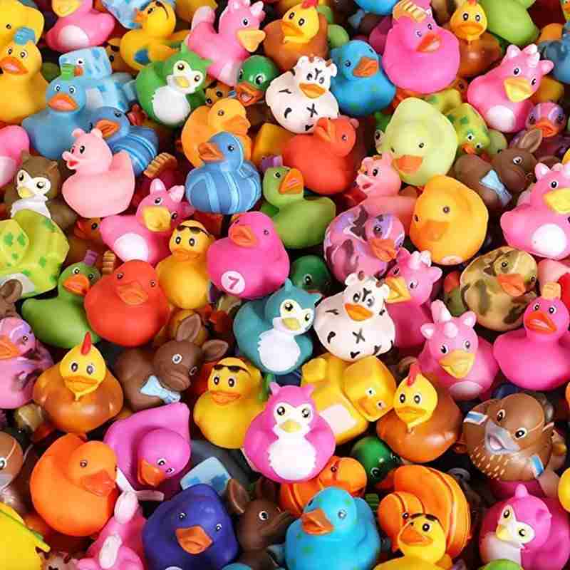 Bulk Rubber Ducks for Jeep Ducking | Pack of 1000, Standard 2” Ducks With a Large Variety