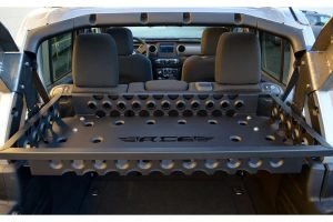 Ace Engineering Adjustable Rear Cargo Basket Kit, Texturized Black - JL 4dr
