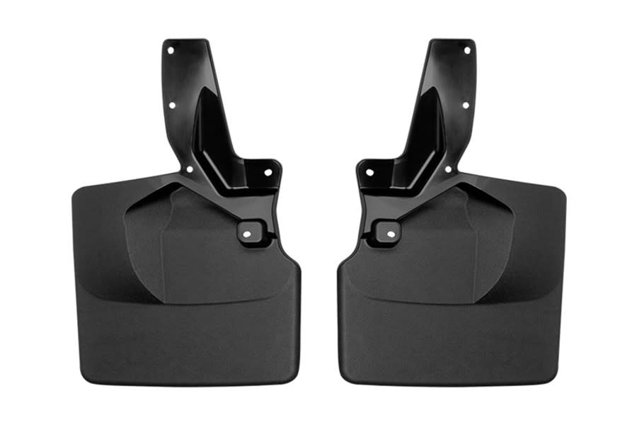 Weather Tech No Drill, Laser Measured, Custom Mud Flaps, Front Pair, Black