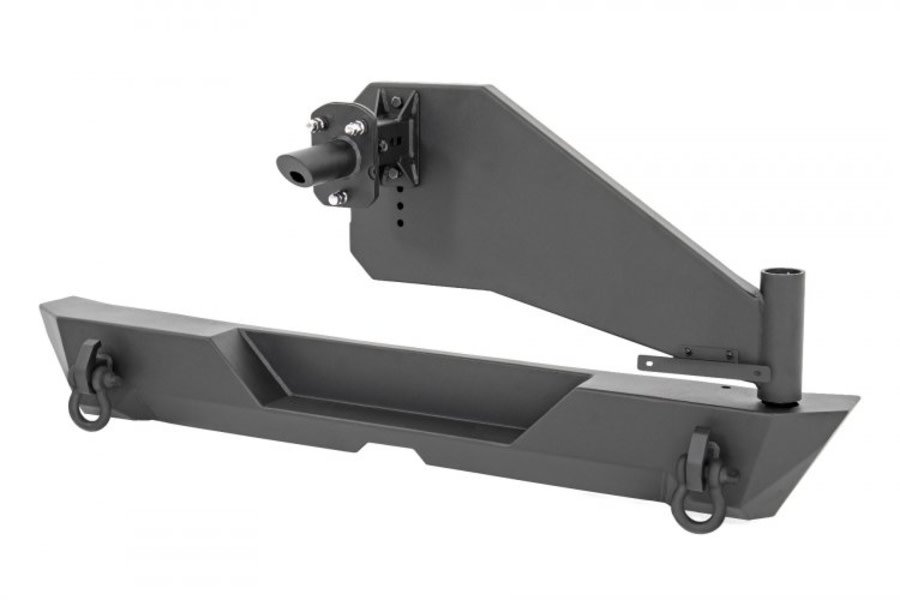 Rough Country Rear Trail Bumper w/ Tire Carrier  - JL