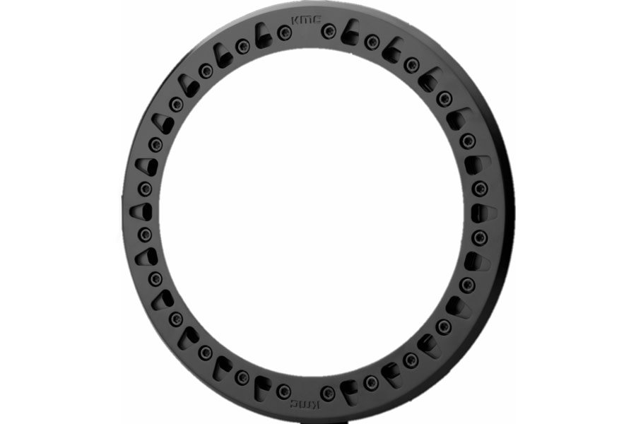 KMC Wheels 17in Beadlock Ring - Satin Black