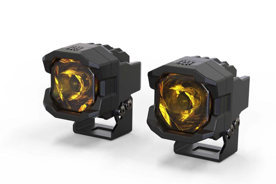Morimoto 1 Banger HXB LED Pods Spot - Yellow, Pair