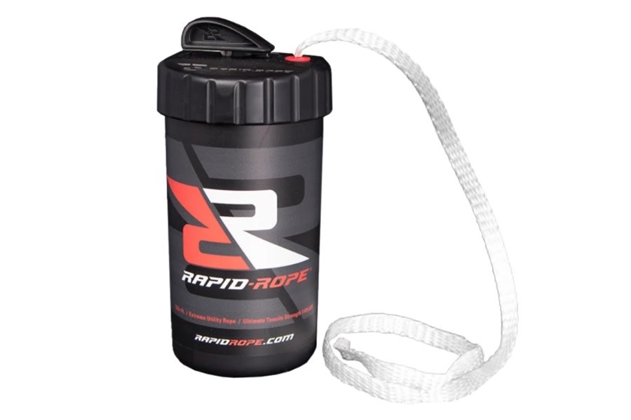 Rapid Rope Canister w/ 120ft of Rope - White