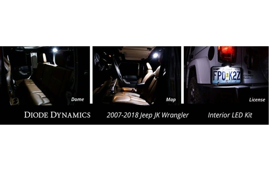Diode Dynamics Interior LED Conversion Kit Stage 1 Red - JK