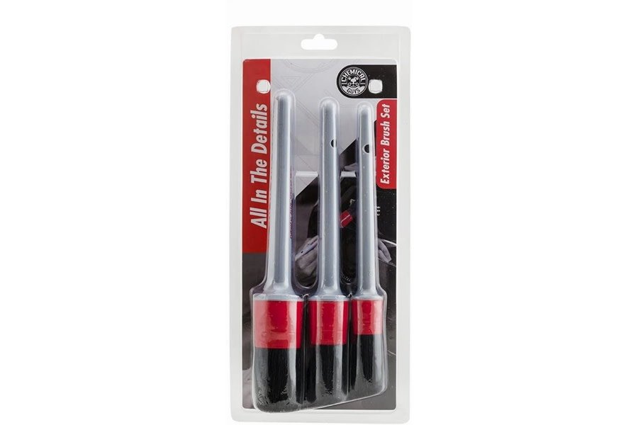 Chemical Guys All in the Details Exterior Detailing Brushes - 3 Pack