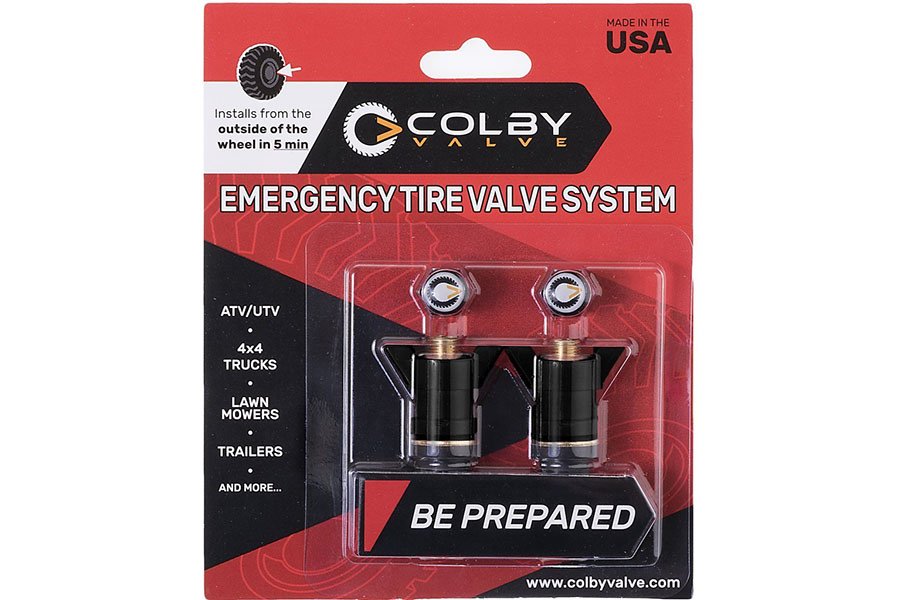 Colby Valve Emergency Valves Black 2-Pack